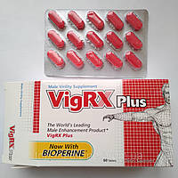 Vigrx plus Вигрикс Віг Ер Ікс Віг Ерікс Вигэрикс Плюс VigRX PLUS таблетки, оригінал