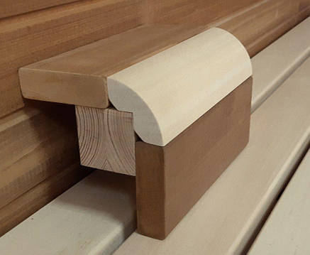 Декор для сауны лавочный липа 65 "Экстра", фото 2