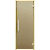 Двері для лазні та сауни Tesli Steel Sateen 1900 x 700