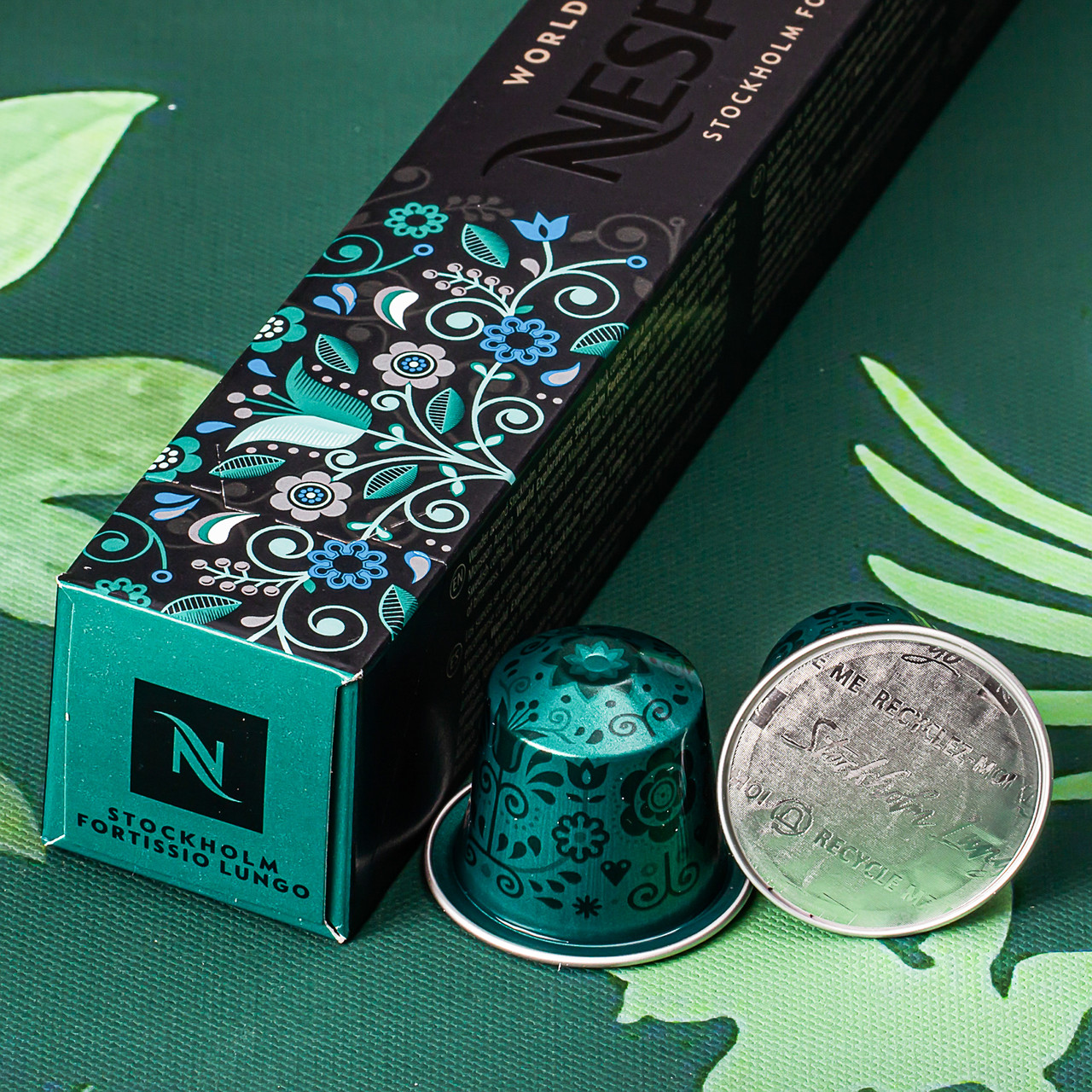 Nespresso капсули Stockholm Fortissio Lungo — багатий і насичений смак, Швейцарія (10 шт.)