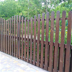 Дерев'яний паркан LNK "Комбінований" 2000х1700 мм. (ДВЗ-24)