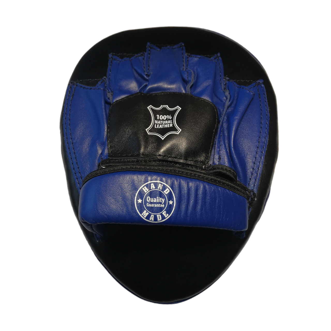 Лапы боксерские BOXER гнутые кожа синие - фото 3 - id-p1564868852