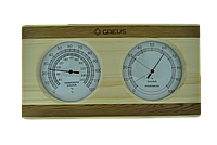 Термогигрометр Greus сосна/кедр 26х14