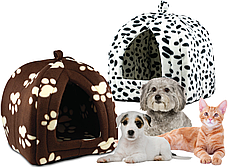 М'який будиночок для собак та кішок Pet Hut White, фото 3