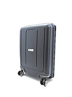 Дорожный пластиковый чемодан Airtex 226 ручная кладь S полипропилен Черный