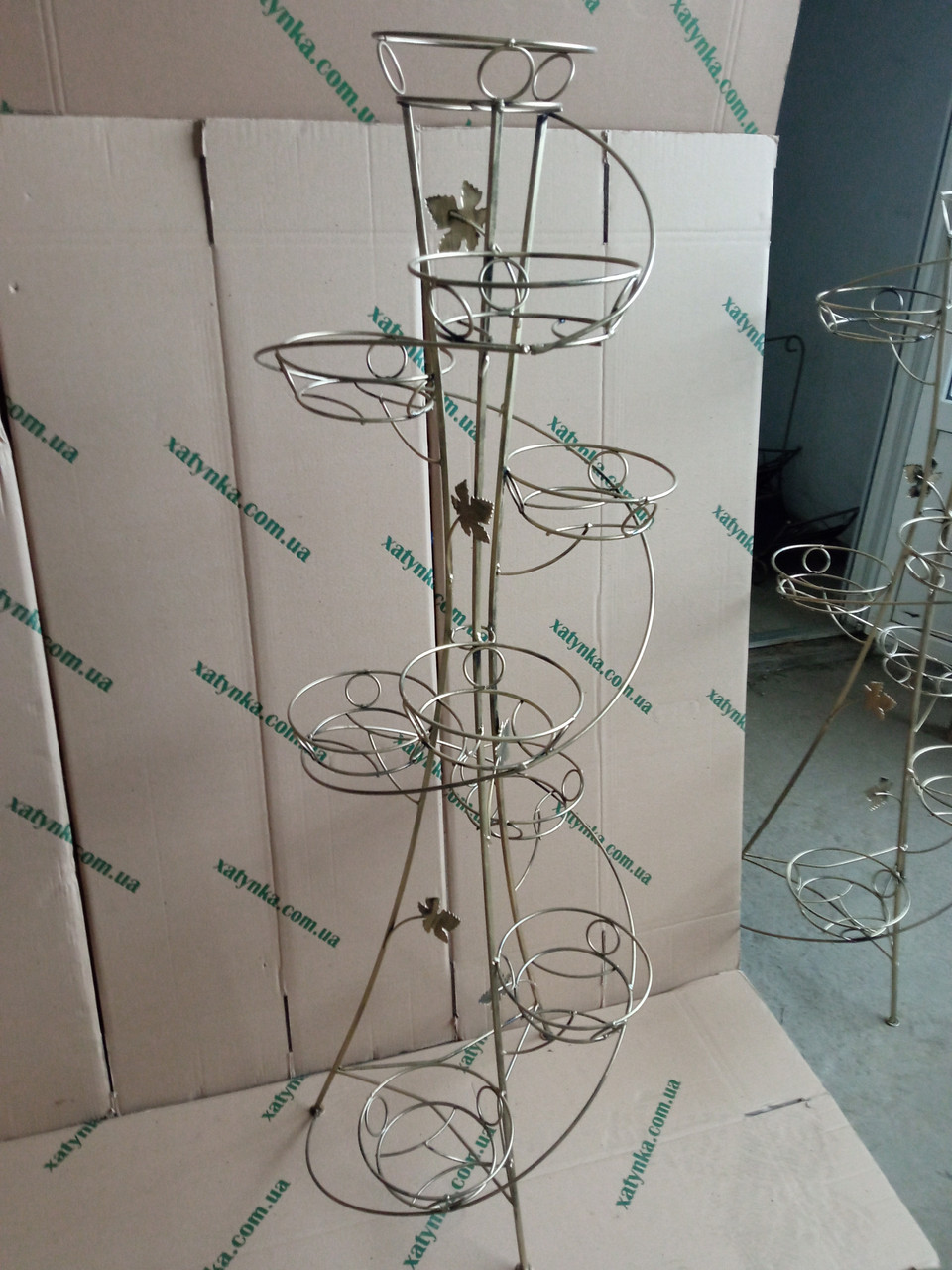 Подставка Кованая для Цветов "Спираль" на 9 Вазонов — Купить Недорого ...