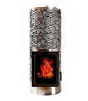 Фінська каменка для саун IKI Kivi JR зі скляними дверцятами ( Верхній)