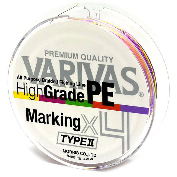 Шнур Varivas High Grade PE Marking TYPE Ⅱ X4 150m #0.6 4.5kg