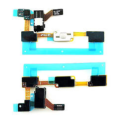 Шлейф Samsung Galaxy J5 2015 J500F з роз'ємом навушників та кнопкою меню Home