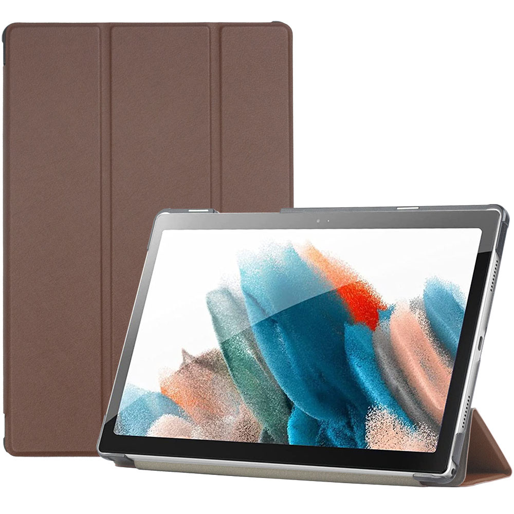 Чохол Slimline Portfolio для Samsung Galaxy Tab A8 10.5 SM-X200, SM-X205 Brown, фото 1