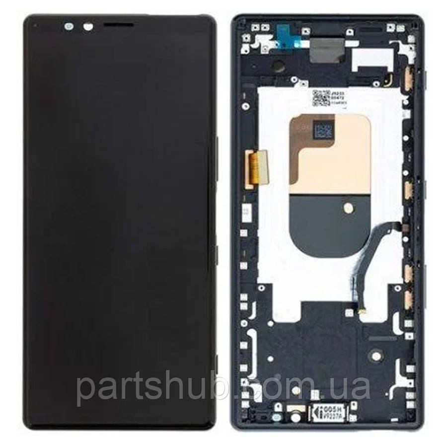 Дисплей Sony Xperia 1 2019 J9110, XZ4 з тачскріном оригінал Китай з передньою панеллю, фото 1