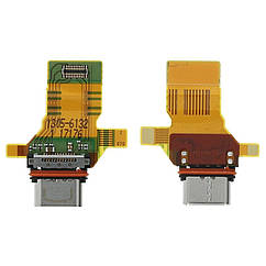 Шлейф Sony Xperia XZ Premium G8141 G8142 з роз'ємом зарядки Оригінал Китай