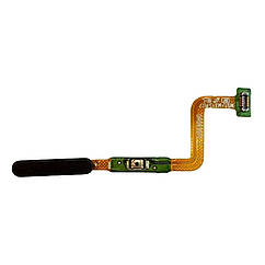 Шлейф Samsung Galaxy M51 M515F з кнопкою ввімкнення та сканером відбитка пальця чорний