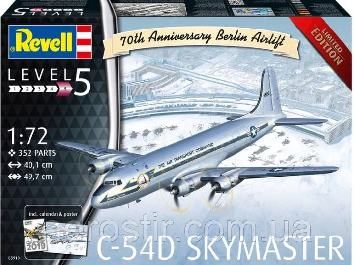Douglas C-54D Berlin Airlift "70th Anniversary" 1/72 Revell 03910