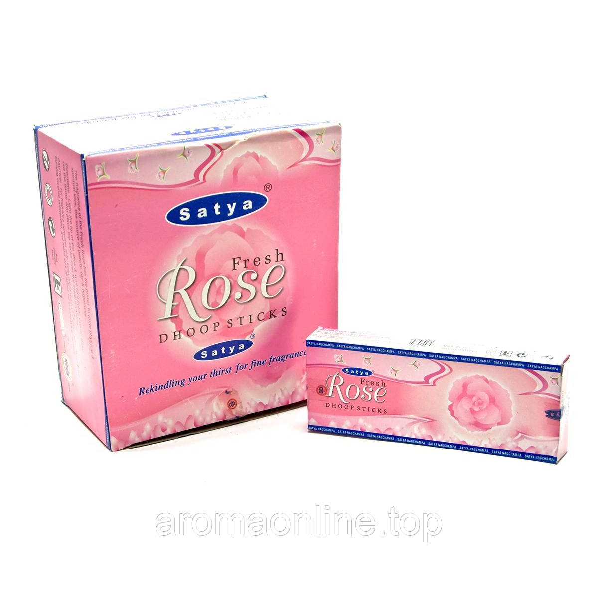 Fresh Rose (Свіжа Троянда)(20 gms)(12/уп) (Satya) безосновний пахощі, фото 1