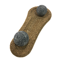 Камінь масажний для стопи + коркова підставка Hukka