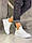 Женские кожаные кеды на шнуровке 36-40 р белый, фото 5