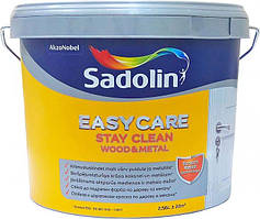 Sadolin EasyCare Wood&Metal — напівматова водна фарба для дерева та металу 2,75 л