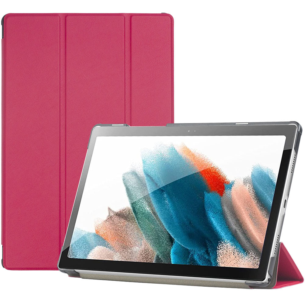 Чохол Slimline Portfolio для Samsung Galaxy Tab A8 10.5 SM-X200, SM-X205 Hotpink, фото 1