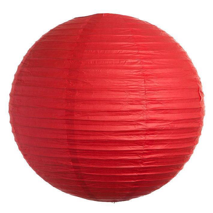 Бумажный подвесной шар 30см | Красный - фото 1 - id-p1563753178
