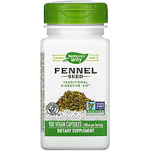 Насіння фенхелю Nature's Way "Fennel Seed" 480 мг (100 капсул)