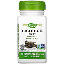 Корінь солодки (лакрица) Nature's Way "Licorice Root" 900 мг (100 капсул)