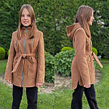 Гарне модне пальто для дівчаток, фото 3