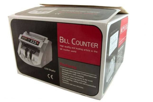 Лічильна машинка для грошей Bill Counter 2108 UV MG детектор валют, фото 3