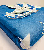 Електропростирадло JD Home Electric електроковдра, 3 режими, регулятором температури, 150x120 см Зірки Синє