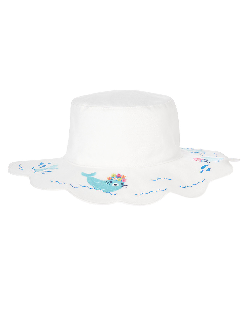 Летняя шляпка для девочки белая 12-24 месяца - фото 1 - id-p19554817