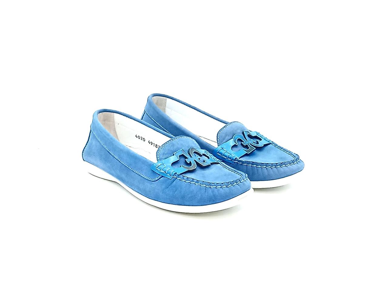 Мокасини Etor 4020-2532-4423 блакитний