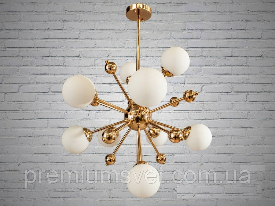 81860/9HR Молекула люстра в стилі Loft колір хром, фото 1