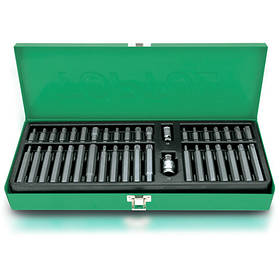 Набір біт TOPTUL 10мм HEX,TORX,SPLINE 40ед. GAAD4002 Orig GAAD4002