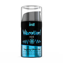 Рідкий вібратор Intt Vibration Ice (15 мл), густий гель, діє до 30 хвилин Intimochka, фото 4