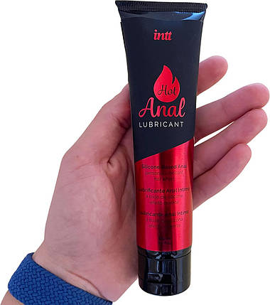 Розігріваючий анальний гель-лубрикант Intt Hot Anal (100 мл) на водній основі мастило Intimochka, фото 1