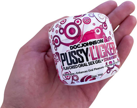 Смачний гель для кунілінгусу Doc Johnson Pussy Licker Strawberry (56 грам) оральна вагінальна Intimochka, фото 1