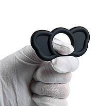 Ерекційне кільце 3 штуки Elephant Rings Black ерекійні кільця Intimochka, фото 5