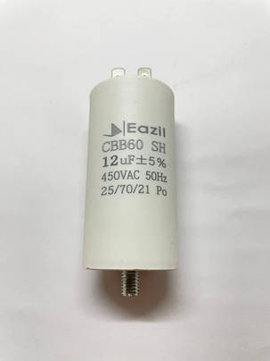Конденсатор CBB60 12 мкФ 450V, з болтом (Eazil), фото 3