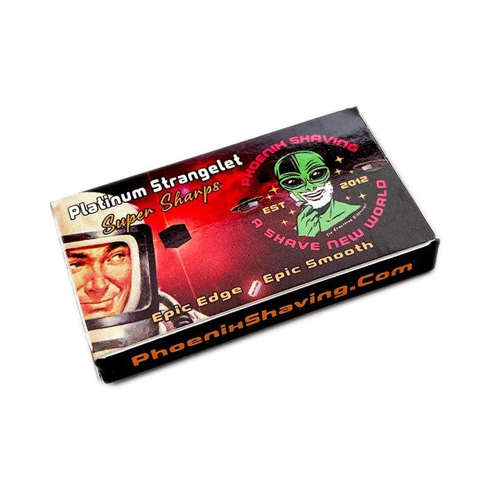 Леза Phoenix Shaving Platinum Strangelet Super Sharps Double Edge Blades 5 шт