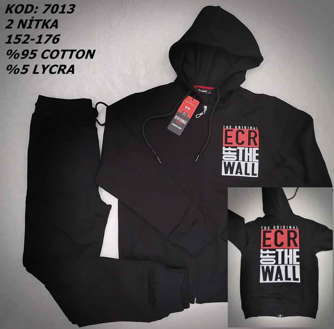 Спортивний костюм чорний для хлопчиків підлітків 152,164,170,176 зросту ENCORE, фото 1