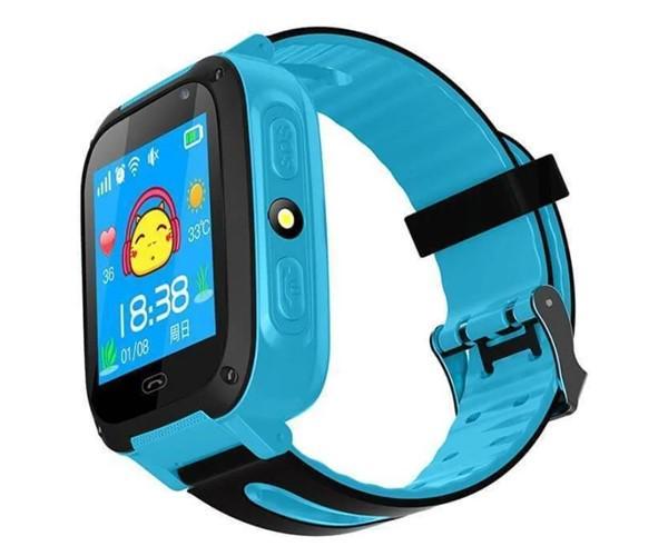 Смарт-часы Smart F2 детские (Blue) | Наручные часы с GPS трекеро - фото 1 - id-p1565021926