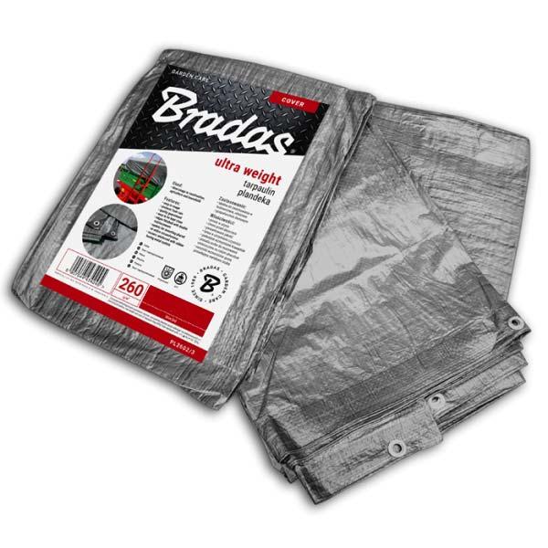 Посилений тент, 2х4м, 260г, Bradas сірий, PL2602/4