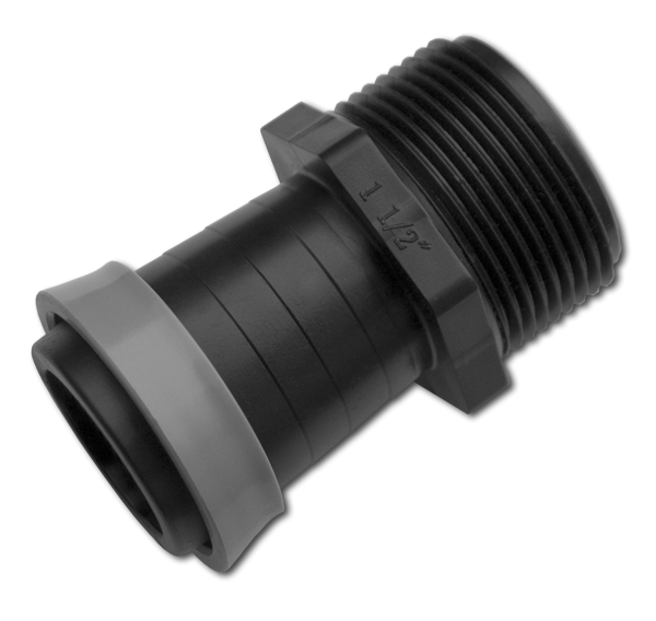 Адаптер для стрічки зрошувальної GOLD SPRAY 50мм із зовнішньою різьбою 1 1/2", тільки упаковками 25шт, DSTA16-5054L