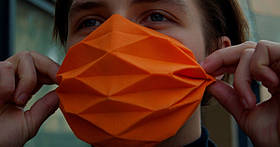 Wau Mask-многоразовая маска без резинок Украина Ваумаск