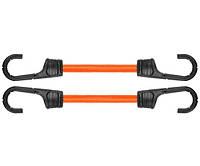 Резиновый шнур с крючками, 2 х 80см, PVC BUNGEE CORD HOOK, BCH2-08080OR-B