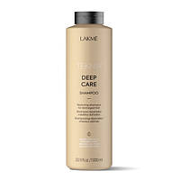 Восстанавливающий шампунь для поврежденных волос Lakme Teknia Deep Care Shampoo 1л.