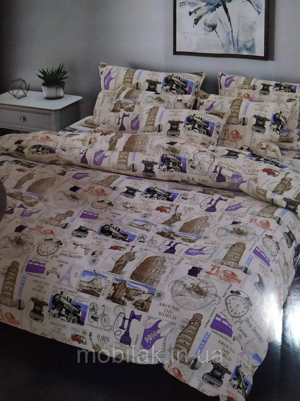 Постельное белье полуторное