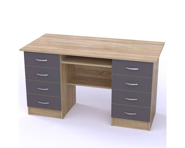 Стол лдсп письменный для учителя, преподавателя двухтумбовый с ...