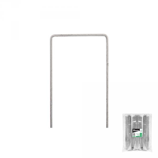 Шпилька оцинкована, металева, 7/15 см, 50 шт, "U", ATSMGU1715/50L