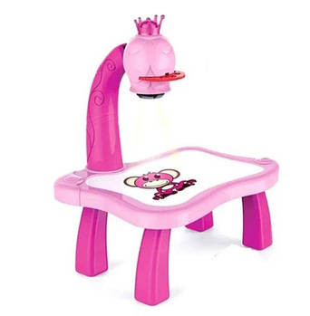 Дитячий стіл для малювання зі світлодіодним підсвічуванням Рожевий Лучшая цена